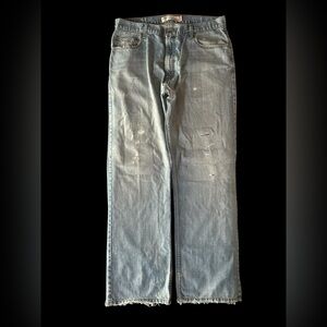 Men’s Levi’s distressed 569 loose straight jeans 36/34